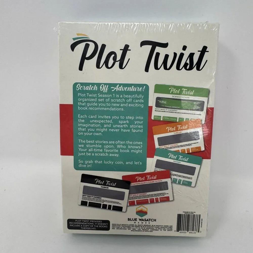 Plot Twist Season 1: Fiction 36 Book Recommendations Across 8 Genres Scratch Off